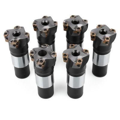 40 mm Üzeri Standart Kesici Çaplı Yüzey Omuz Frezeleme Makinesi Tipi İçin 6 Kesme Kenarlı Yüzey Frezeleme Kesicileri