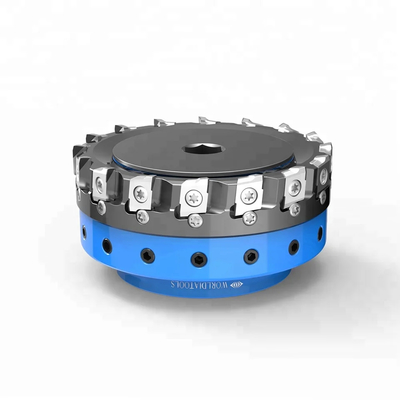 Güç CNC yüz freze kesicileri Düz flüt 6 kenar 0.36 Kg 40000 RPM